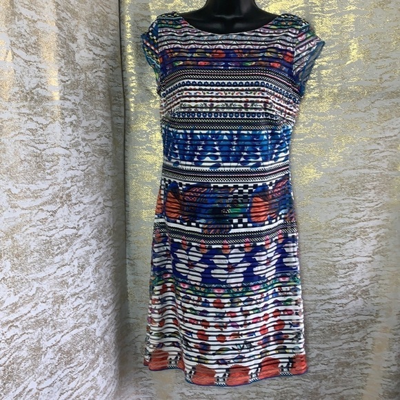 DESIGUAL Vest-FIona Ribbed Dress With Striped Pattern Size S - Picture 6 of 15